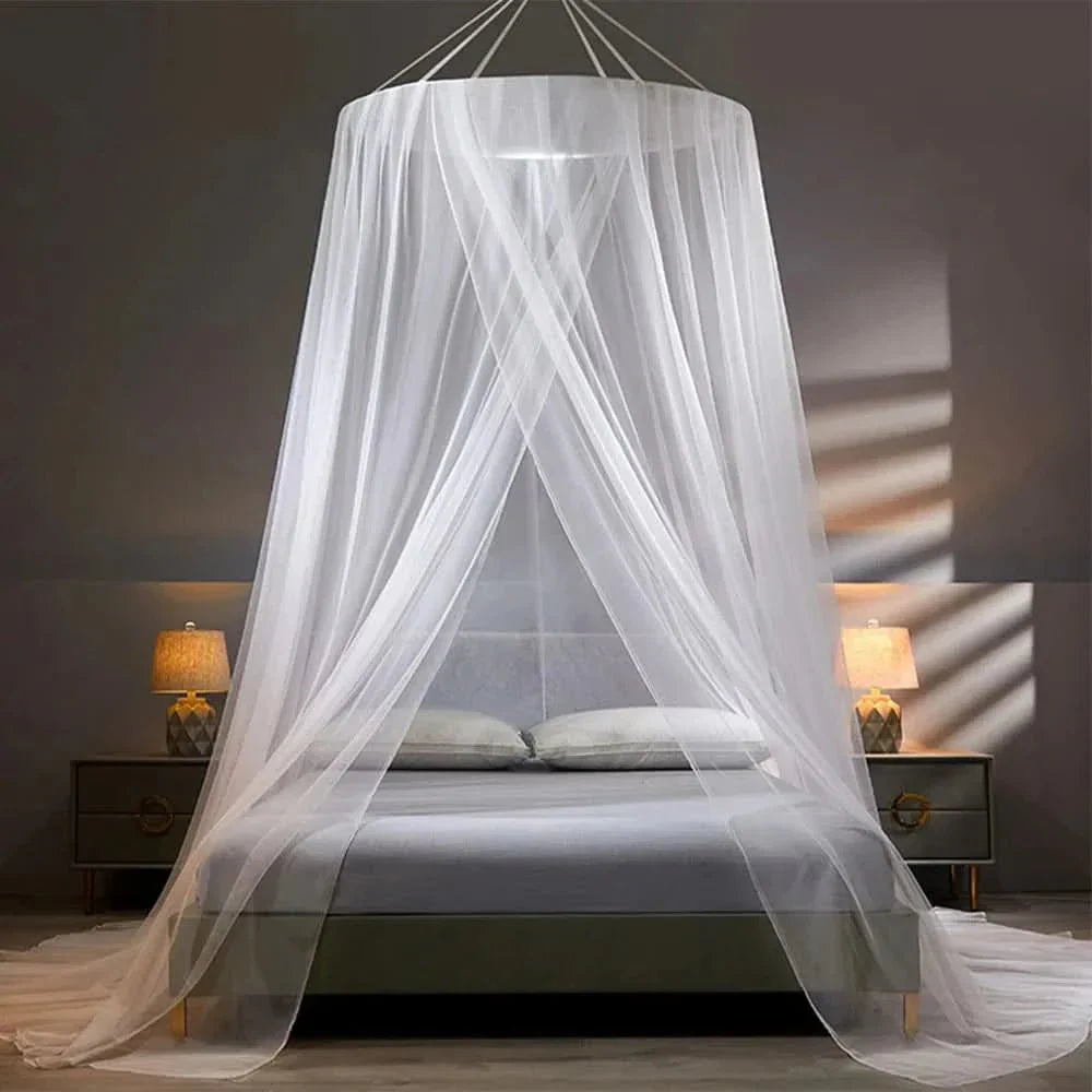 Accesorios para cama: mosquitera plegable universal. Perfecta para protegerse de insectos en verano.