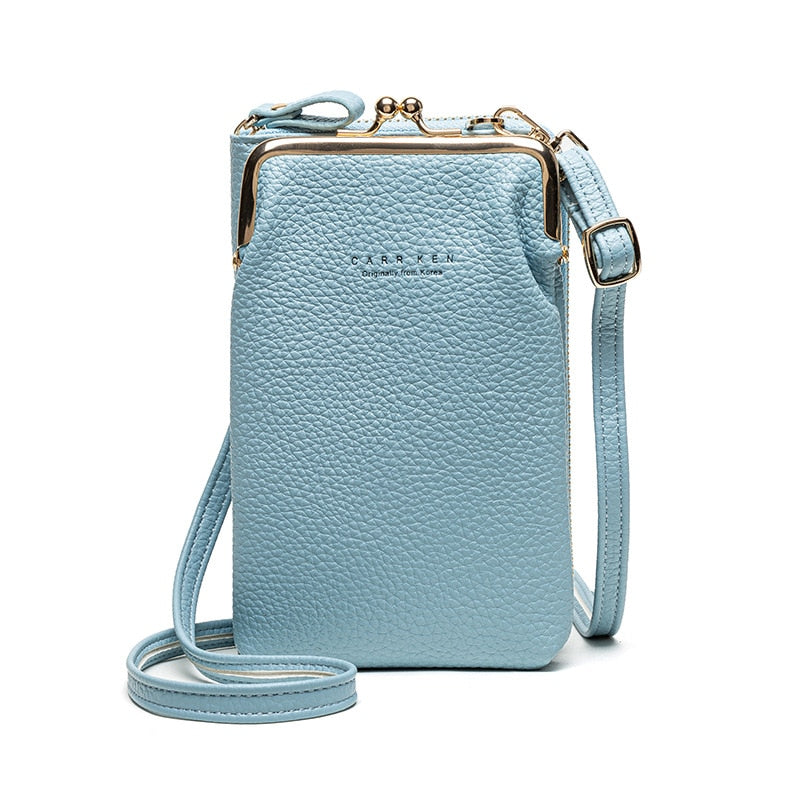 Bandolera de mujer para móvil, bolso pequeño con correa ajustable, complemento versátil para tu día a día.