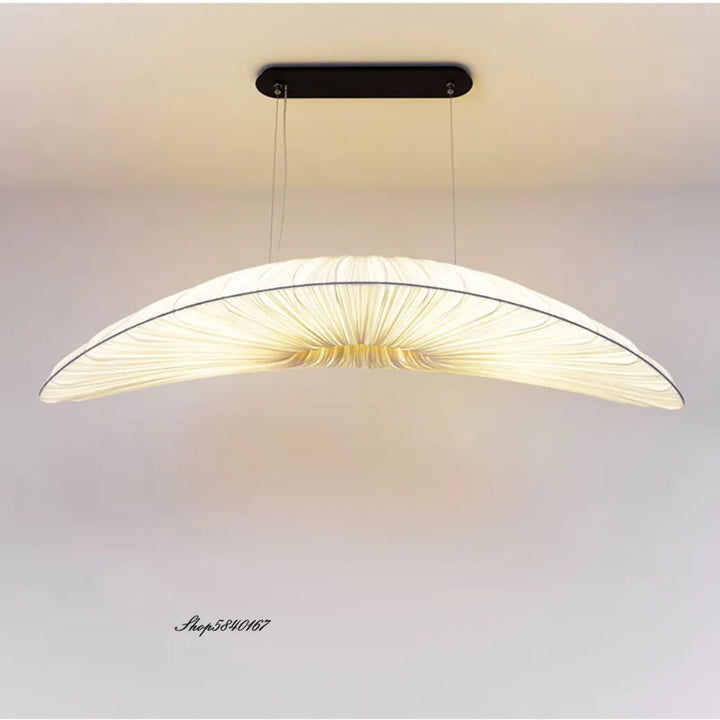 Luz colgante LED moderna, estilo náutico, blanco o beige, perfecta para cualquier estancia.