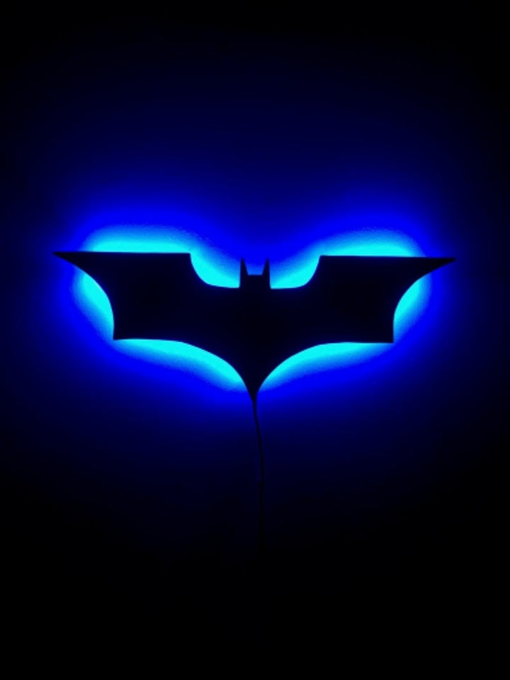 Lámpara de pared LED con control remoto, colores cambiantes, iluminación interior moderna, decoración.