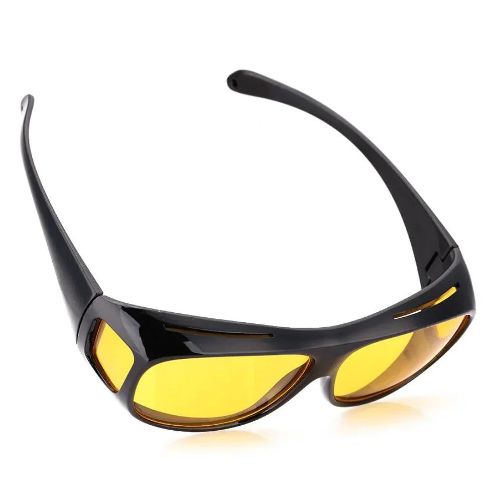Gafas antirreflejo unisex HD para conducir de noche, mejora visión y seguridad vial.