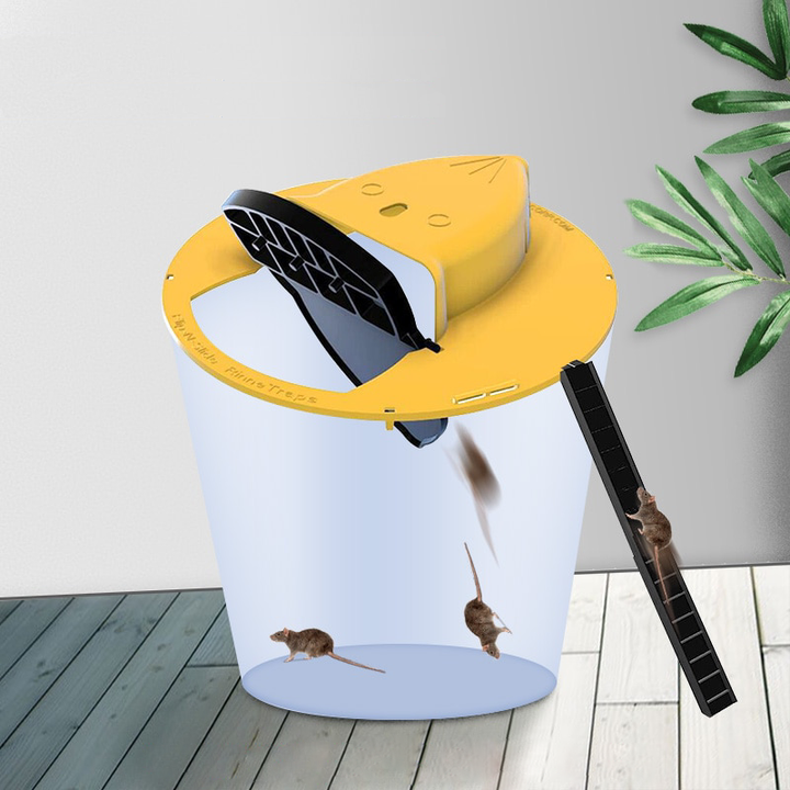 Trampa para ratones humana, captura segura y eficaz sin veneno. Ideal para control de plagas ético en el hogar.