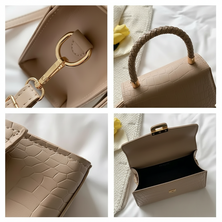 Práctico bolso bandolera de mujer, diseño elegante para llevar tus esenciales diariamente.