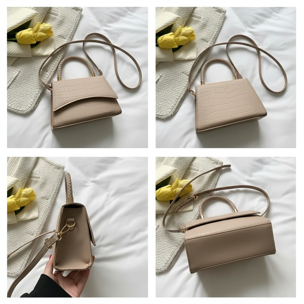 Moderno bolso bandolera para mujer, elegante y cómodo para el hombro, uso diario versátil.