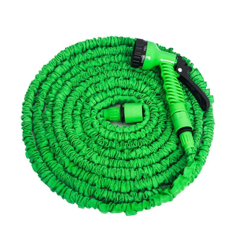 Manguera de jardinería extensible y resistente, para uso rudo en riego, limpieza y cuidado del hogar y jardín.