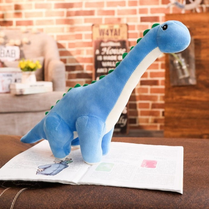 Regalo infantil: peluche de dinosaurio Diplodocus gigante, juguete suave y animal abrazable para niños.
