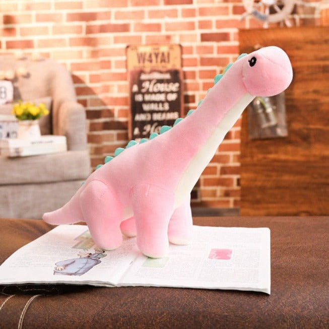 Dinosaurio Diplodocus de peluche gigante, juguete suave y abrazable para niños, ideal para decoración.