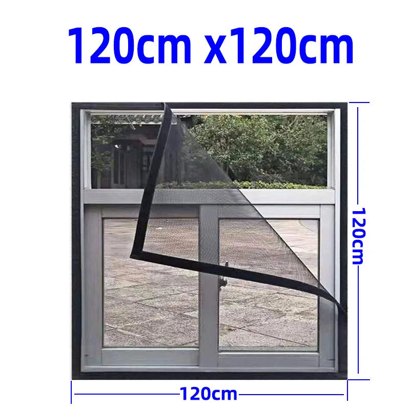 Malla protectora antimosquitos para ventanas. Transpirable, lavable, seguridad contra insectos indeseados.