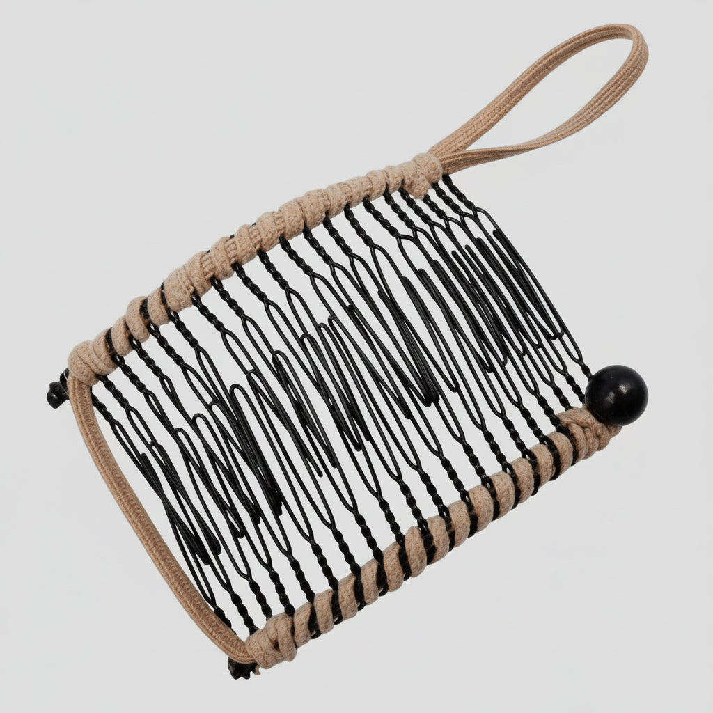 Clip de pelo vintage para mujeres, pinza fuerte que sujeta cabello denso con estilo y comodidad.