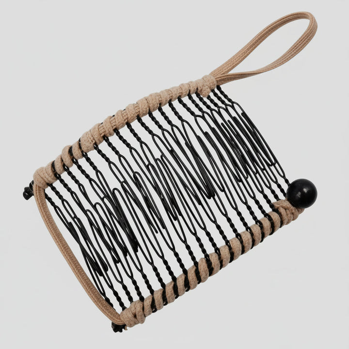 Clip de pelo vintage para mujeres, pinza fuerte que sujeta cabello denso con estilo y comodidad.