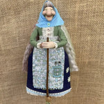 Bruja con falda azul