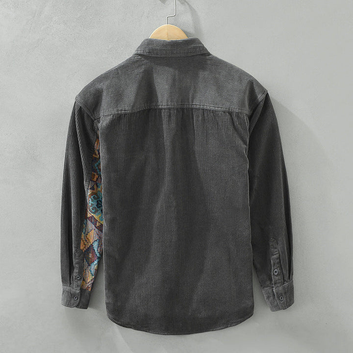 Camisa de manga larga casual para hombre, estilo versátil. Ideal para uso diario y ocasiones elegantes.