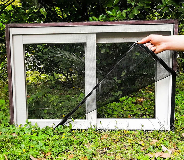 Solución antimosquitos para ventanas. Malla de protección ajustable, mantiene tu hogar libre de plagas.
