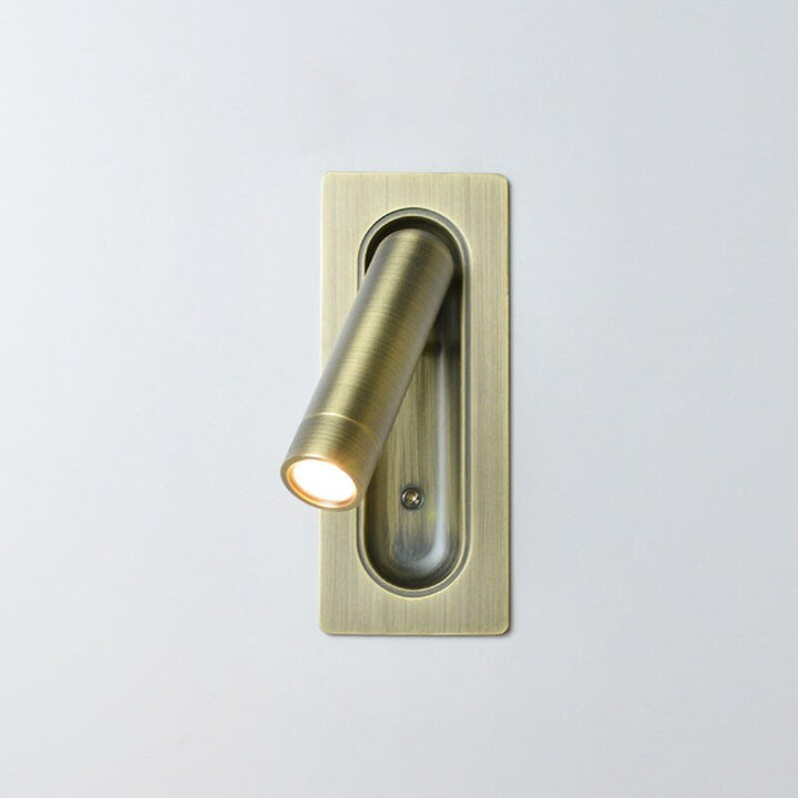 Lámpara de pared LED enfocada, perfecta para leer en cama, iluminación interior moderna y sutil.