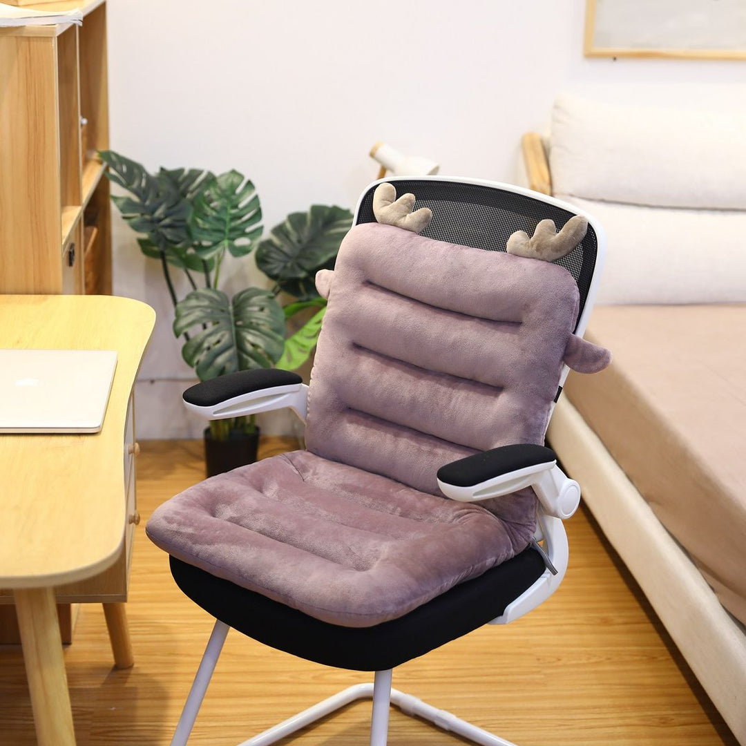 Cojín ErgoRelief portátil, ideal para coche y viaje. Alivia espalda y coxis, mantiene postura ergonómica.