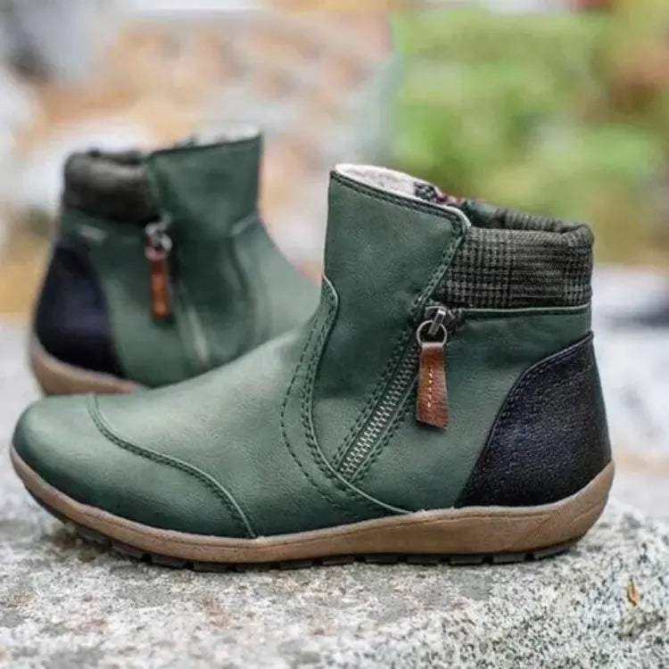 Botines ortopédicos de invierno para mujeres, perfectos para frío, moda y comodidad en cada paso.