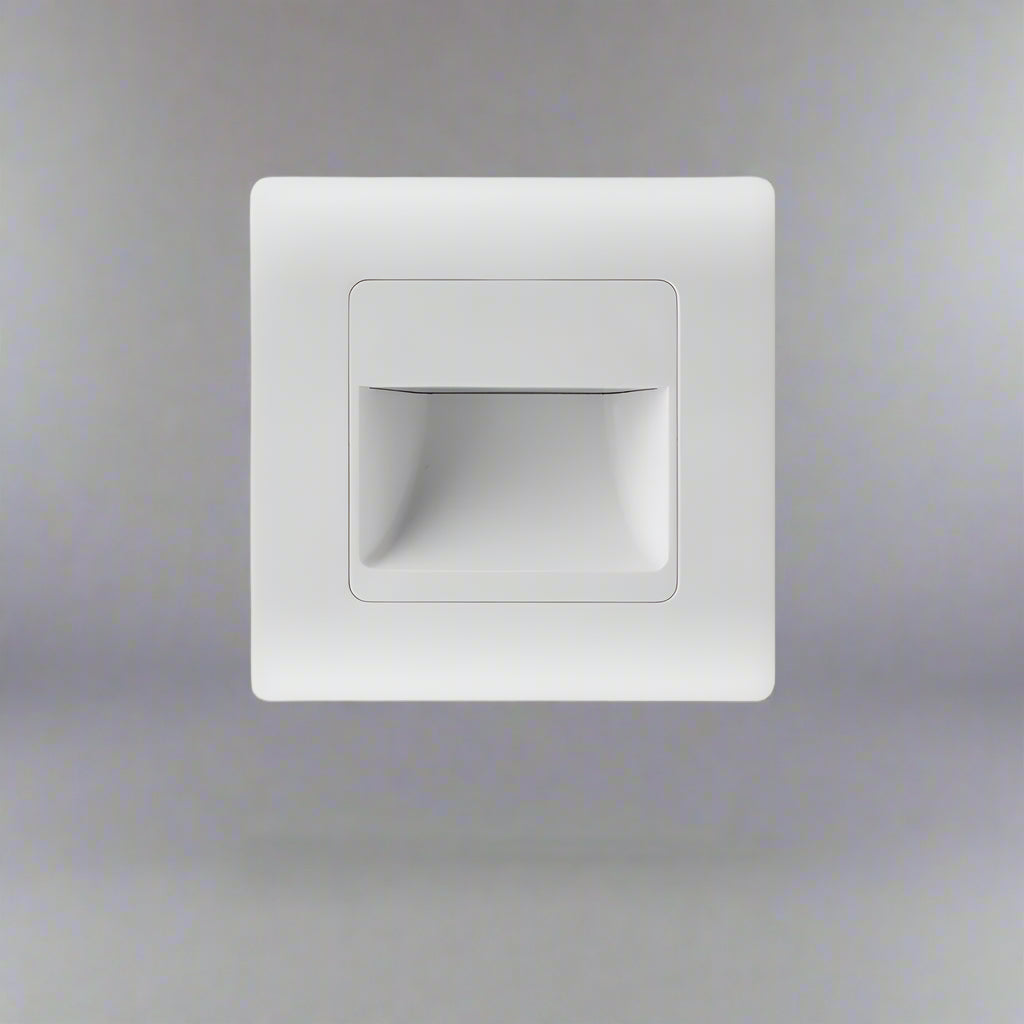 Lámpara de pared LED con sensor PIR para escaleras. Ideal para iluminación empotrada y seguridad en casa.