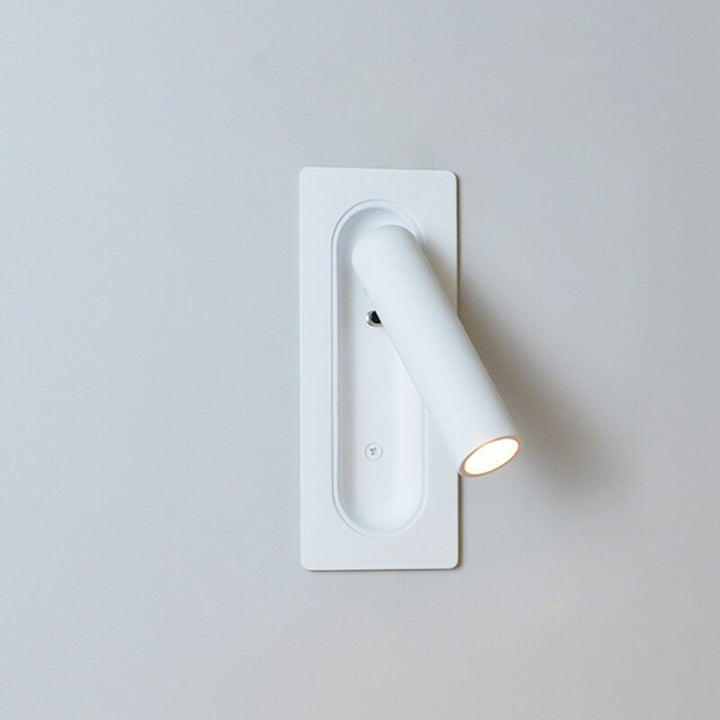 Luz de lectura LED de pared para dormitorio, aplique de noche con diseño elegante y funcional.