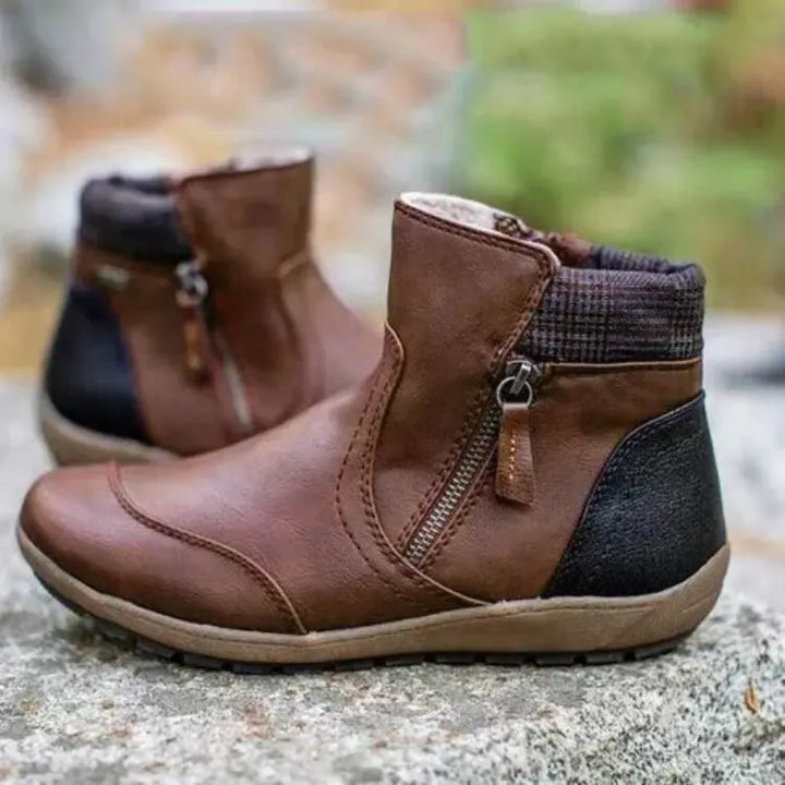 Botas de invierno para mujer, diseño ortopédico, brindan máximo confort y calidez en días fríos.