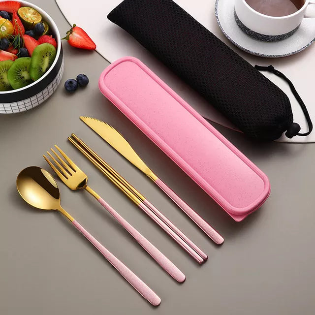 Set de cubiertos de lujo de acero inoxidable 304, la mejor opción para su vajilla de mesa y hogar.