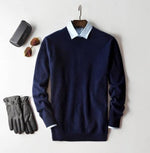 Dark blue- round neck