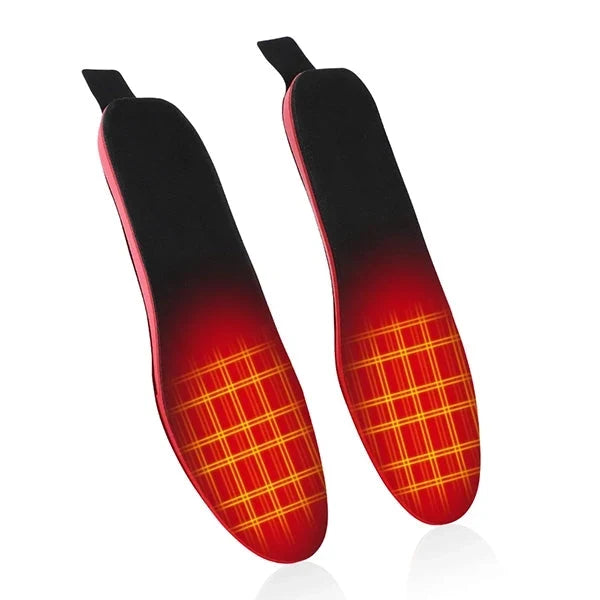 Plantillas eléctricas recargables unisex para mantener tus pies calientes y cómodos en el frío invernal.