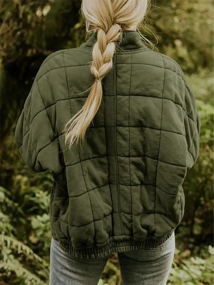 Chaqueta de invierno para mujer, acolchada, oversize, versátil y muy cálida.