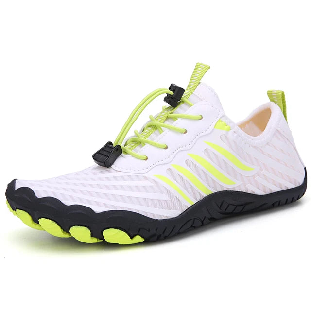 Suela flexible de zapatillas barefoot unisex. Calzado deportivo minimalista que promueve movimiento natural.
