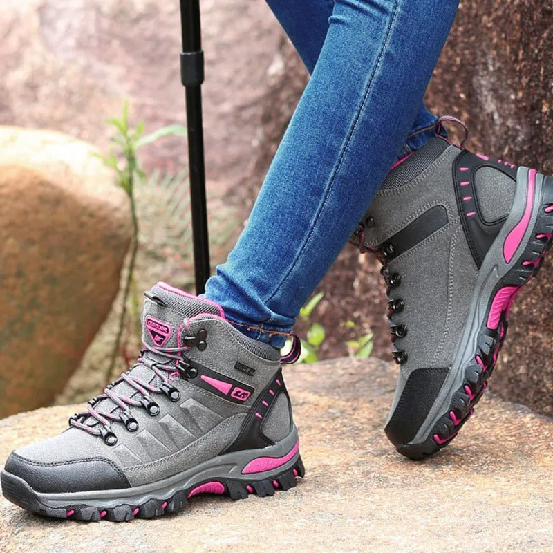 Estilosas zapatillas antideslizantes para mujeres, perfectas para caminar y mantener los pies seguros.