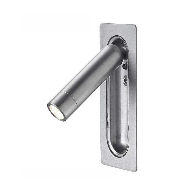 Lámpara de pared LED con estilo para lectura, luz enfocada que crea un ambiente acogedor.