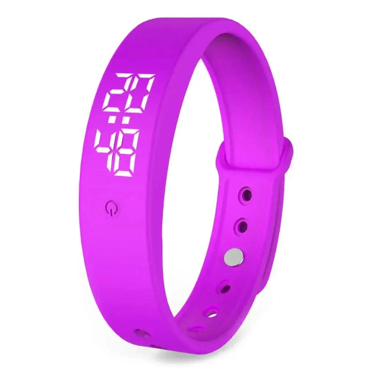 Elegante reloj inteligente unisex, sumergible. Seguimiento de salud, deporte y monitoreo de temperatura para tu bienestar.