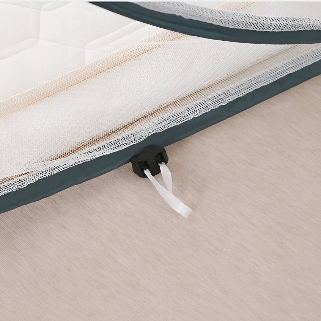Mosquitera portátil redonda. Solución antiinsectos para viajes, camping y uso doméstico.