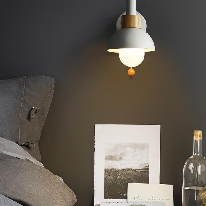 Lámpara de pared moderna color pastel. Un toque de decoración elegante que ilumina tu hogar con estilo.