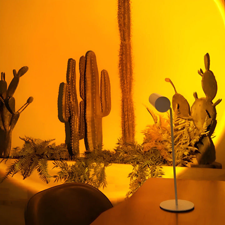 Lámpara de escritorio LED moderna y minimalista. Mejora la productividad en oficina y estudio con luz eficiente.