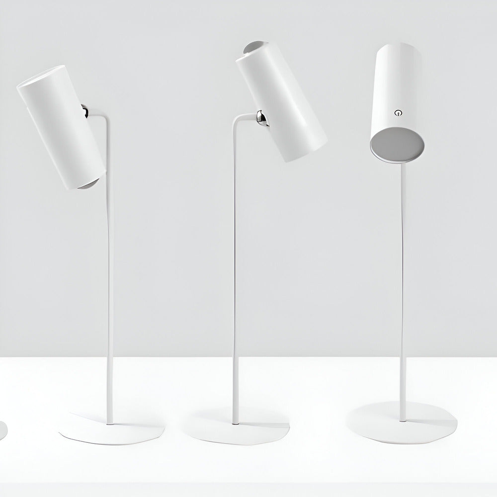Lámpara de mesa LED minimalista, ideal para hogar, oficina o dormitorio. Diseño moderno y luz eficiente.