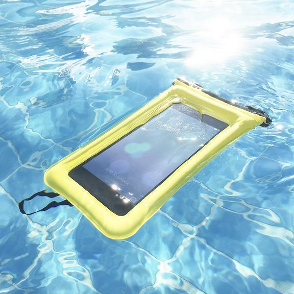 Bolsa protectora flotante para móvil. Seguridad y fotos bajo el agua este verano.
