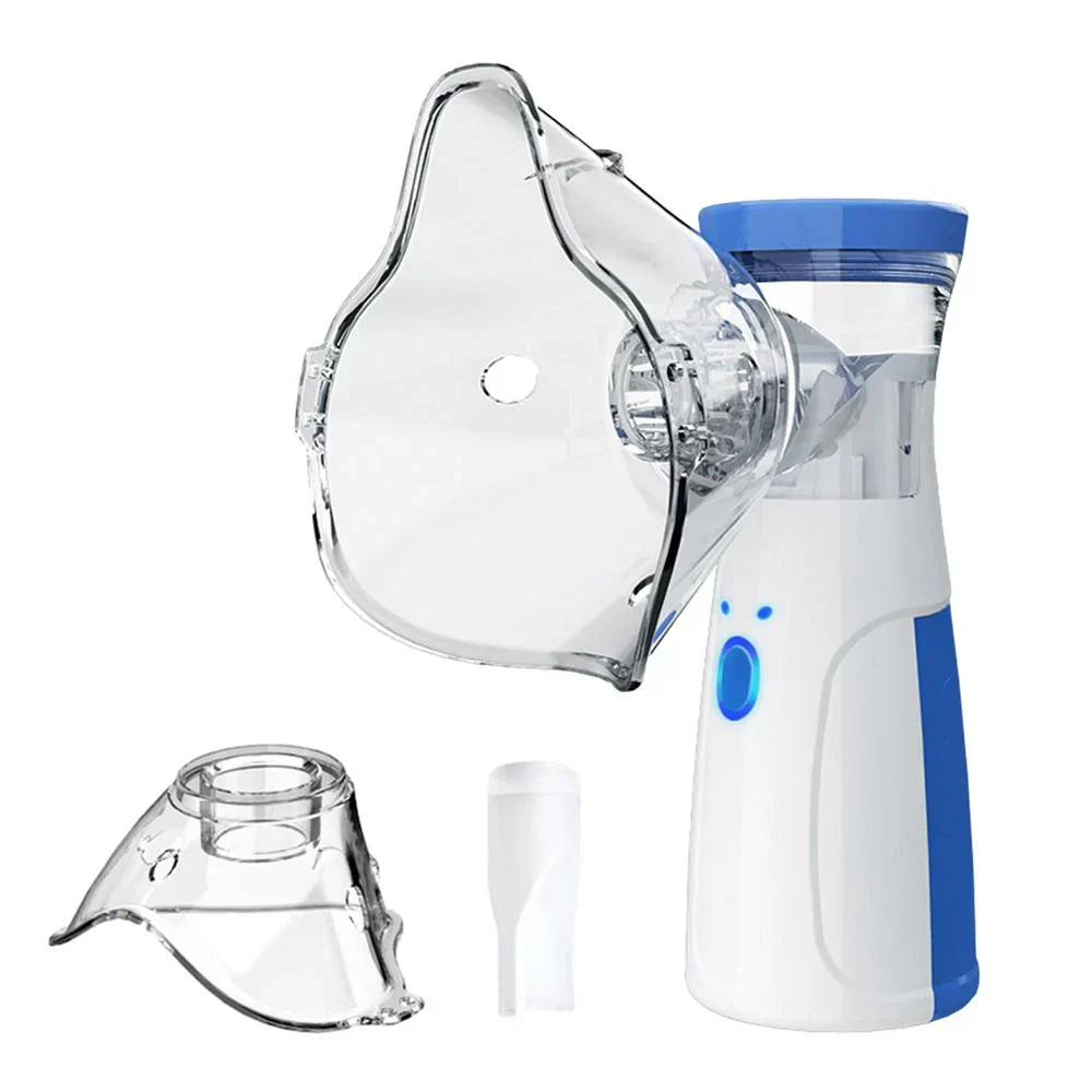 Nebulizador Portátil AirMist™ compacto para alivio respiratorio. Ideal para asma, alergias y congestión.