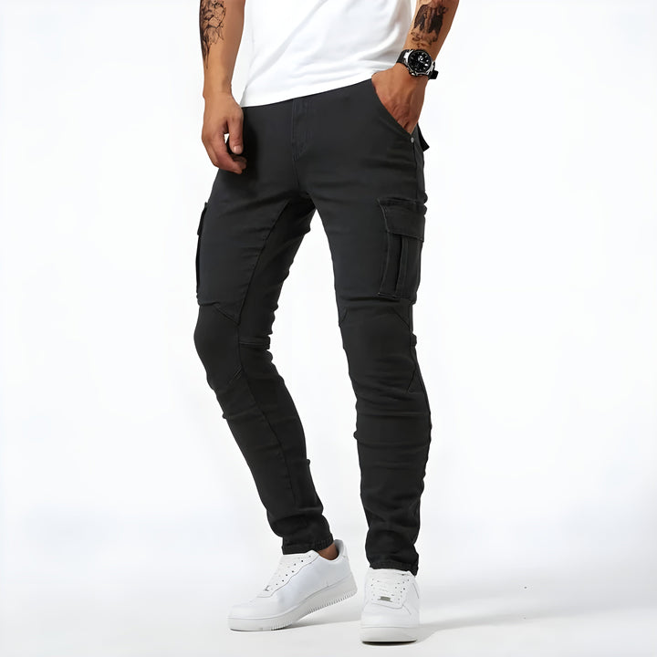 Pantalón hombre elástico y cómodo, perfecto para moda casual y actividades diarias.