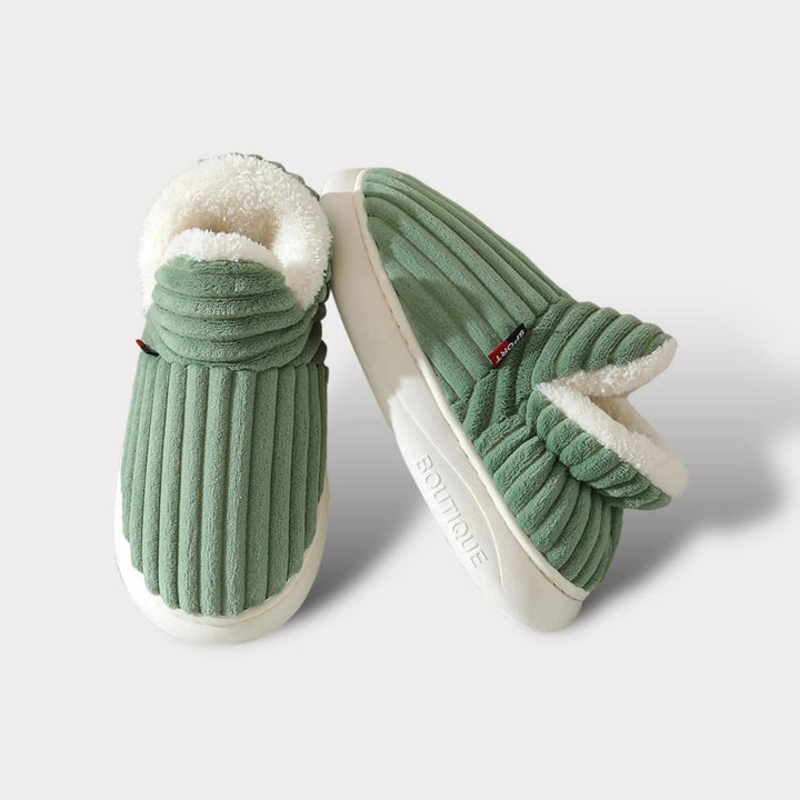 Pantuflas de invierno unisex, cálidas y confortables, perfectas para mantener los pies abrigados.