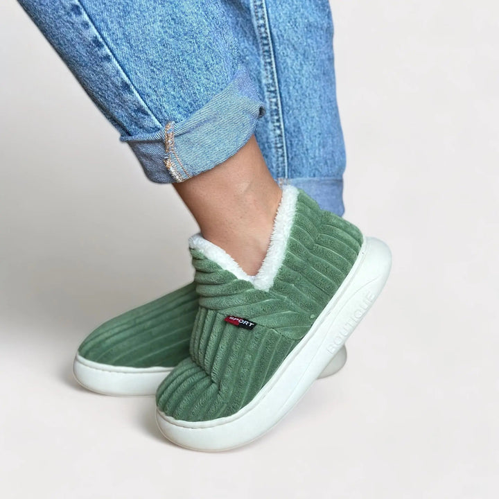 Zapatillas de casa unisex ideales para invierno, muy cálidas, suaves y antideslizantes.