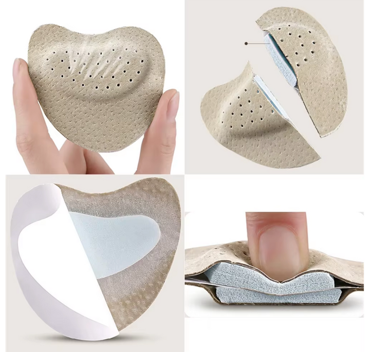 Plantillas antideslizantes para sandalias de mujer (3mm/6mm) para confort y caminata cómoda sin resbalones.