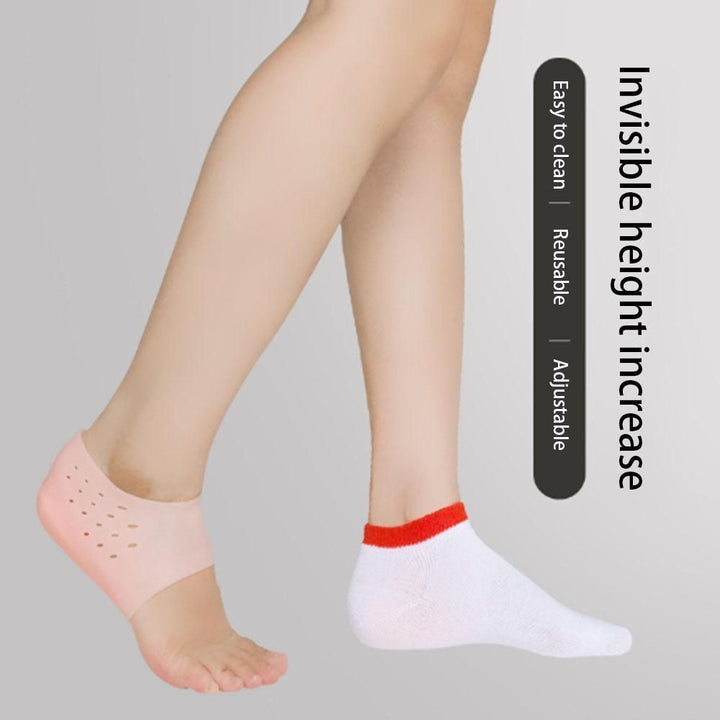 Soporte discreto para tus zapatos con plantillas elevadoras invisibles, mejora la postura y la altura.