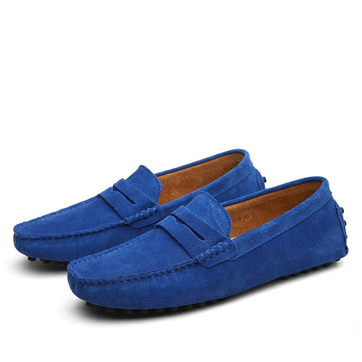 Zapatos mocasines de hombre, estilo elegante-casual. Calzado ligero para cualquier ocasión.