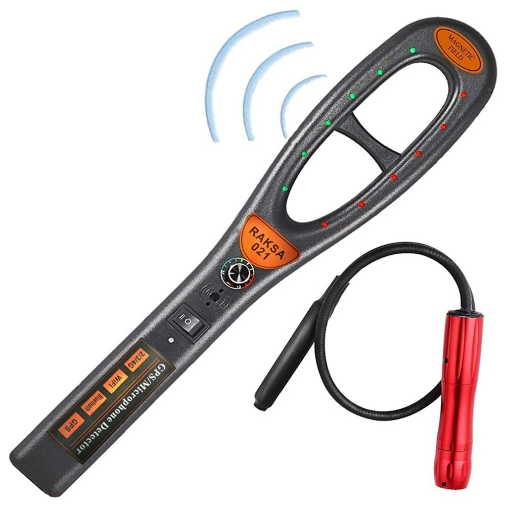 Asegura tu espacio con este detector RF anti-espionaje de micrófonos ocultos y rastreadores GPS.