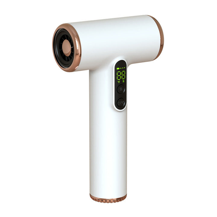 Secador de pelo portátil de 30,000 RPM. Disfruta un secado rápido y profesional para un cabello perfecto en cualquier lugar.