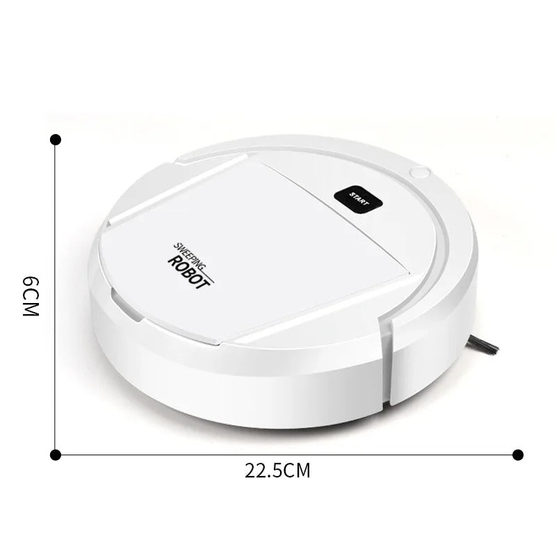 Hogar limpio y sin alergias. Robot aspirador silencioso con filtro HEPA y limpieza automática para tu comodidad.