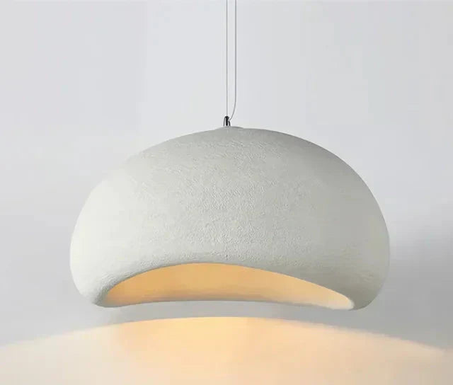 Lámpara decorativa geométrica estilo cemento industrial, perfecta para salón y ambientes modernos.