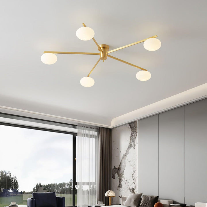 Iluminación colgante estilo nórdico, diseño moderno con luz LED, ideal para salón o comedor.