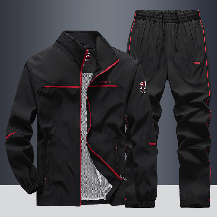 Chándal deportivo de hombre, conjunto de dos piezas para un look casual y máxima comodidad diaria.