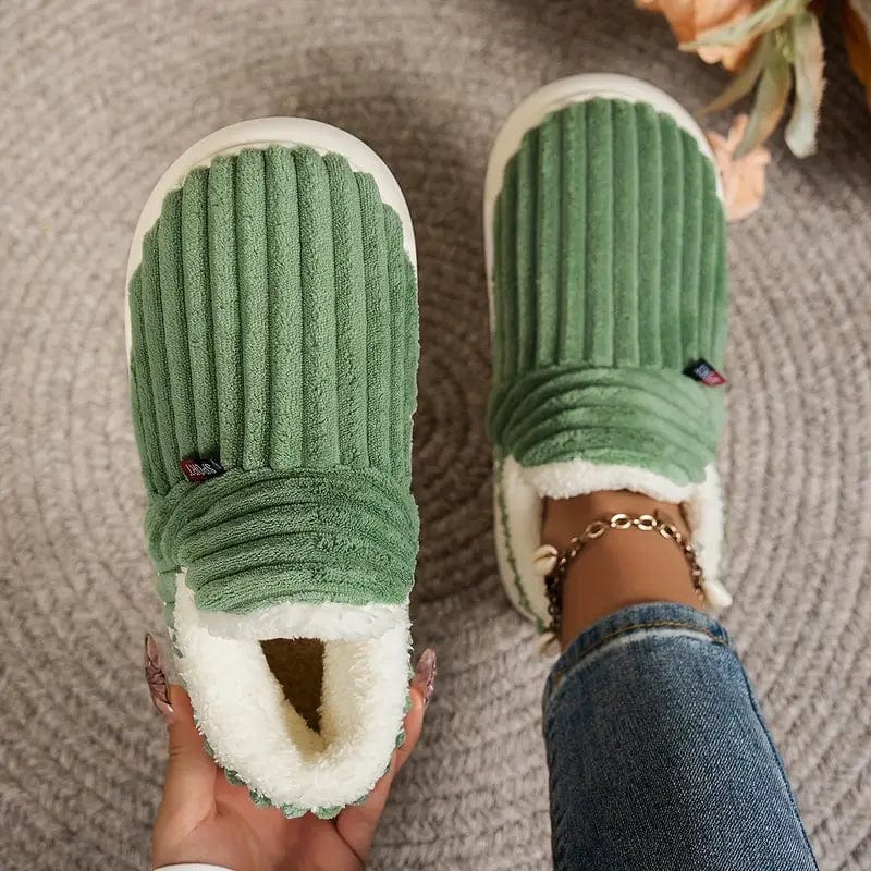 Pantuflas de confort familiar, cálidas y antideslizantes, unisex, perfectas para el invierno y el hogar.